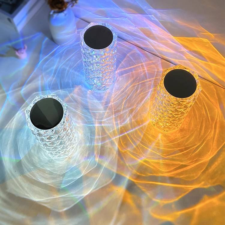 Crystal LED Humidifier Lamp | Portable USB Air Humidifier & Aroma Diffuser