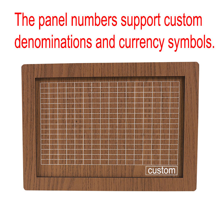 Umrah Saving Box – Wooden 280-Day Islamic Money Box