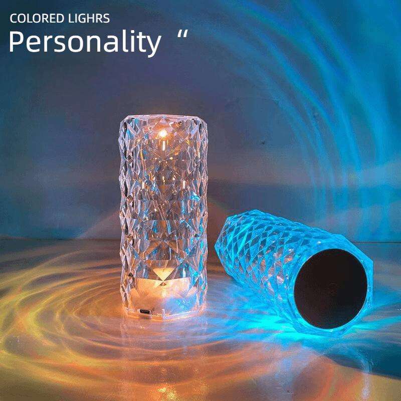 Crystal LED Humidifier Lamp | Portable USB Air Humidifier & Aroma Diffuser