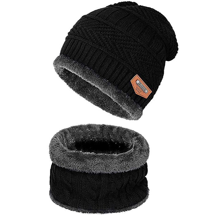 BOGO Deal: 1+1 Free – Knit Beanie + Neck Warmer Set
