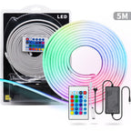 5m RGB Neon LED Strip | App & Remote Controlled Waterproof Flexible Rope Light