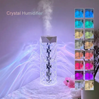 Crystal LED Humidifier Lamp | Portable USB Air Humidifier & Aroma Diffuser