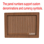 Umrah Saving Box – Wooden 280-Day Islamic Money Box