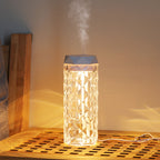 Crystal LED Humidifier Lamp | Portable USB Air Humidifier & Aroma Diffuser